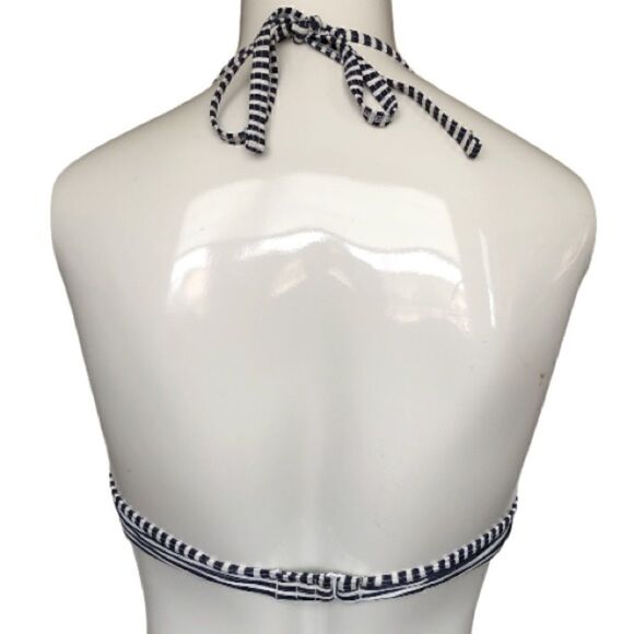 Aerie dark blue/white striped pushup bikini 34B - Picture 4 of 7